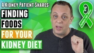 'Kidney Disease Diet | Tips to find safe foods for your CKD diet to help avoid kidney failure'