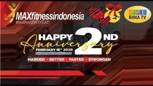 'Anniversary Max Fitness Indonesia Ke-2 Th.'