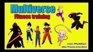 'Multiverse Work out / Kids workout video /PE At Home | Open Physed / PE Distance Learning At Home'