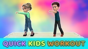 'Quick Kids Workout At Home - Simple Exercises'