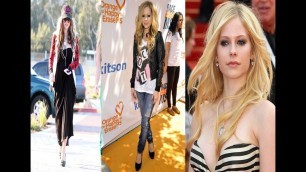 'Avril Lavigne Casual Style And Hair Style -  2016'