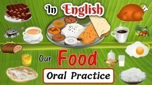 'foods name in english | foods for Kids | learn foods name with pictures | foods video'