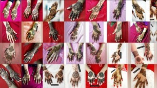 'very beautiful arabic new fashion stylish mehndi design | easy back  hand mehndi design collection'
