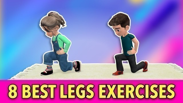 'Kids Workout: 8 Best Legs Exercises At Home'