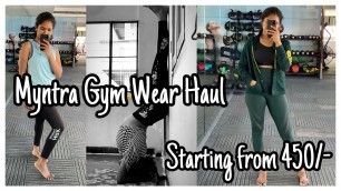 'Myntra Gym Wear Haul | Sports Bras, Yoga Pants,T-Shirts | Mynta Haul | Nayalooks | Navya Varma'