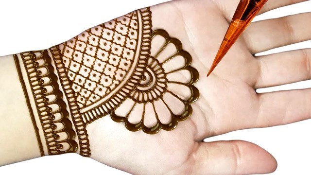 'Latest Beautiful Arabic new Fashion stylish Mehndi design | Easy Mehndi Design for Front Hands'