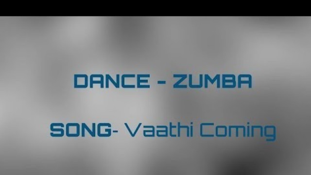 'BOLLYWOOD ZUMBA FITNESS BASICS |practice session| BASICS ZUMBA STEPS | vaathi coming | VIJAY |'