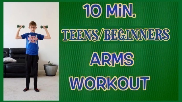 'ARMS exercise - Kids workout at home kids/teens