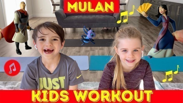 'Kids Workout | Mulan Training | Kids Exercise Video (Age 3-10)'