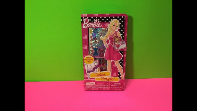 'Barbie Fashion Portfolio Featuring Magic Reveal Pages'