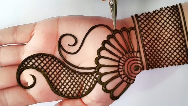 'Beautiful Arabic New fashion Stylish Mehndi Design | Easy Bharma Full Hand Henna Mehndi Designs'