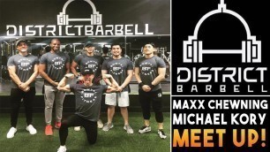 'BOWTAI FITNESS FRIDAYS - MAXX CHEWNING & MICHAEL KORY MEET UP! | District Barbell Workout'