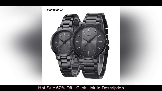 'New Sinobi New Fashion Lover Quartz Watches Simple Dress Man Woman Watch Couple Wristwacthes Weddin'