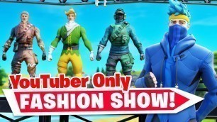 'I Joined A YOUTUBER ONLY Fashion Show In Fortnite...'
