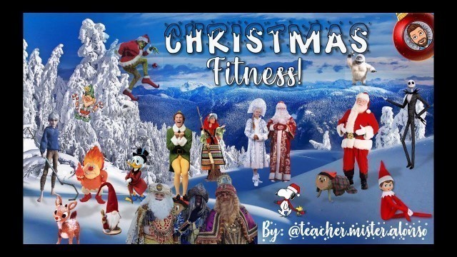 'Christmas Fitness / Kids workout video /PE At Home | Open Physed / PE Distance Learning At Home'