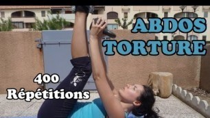 'Fitness Routine à la maison : Torture pour les abdos en 400 répétitions'