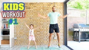 'Kids Beginners Workout | The Body Coach'