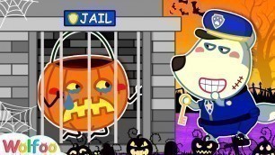 'Who Took the Candy? Wolfoo Locked up Halloween Pumpkin | Wolfoo Family Kids Cartoon'