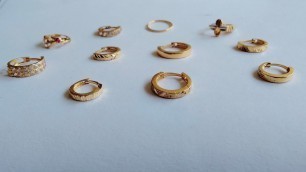 'New gold nose ring design hallmark gold ring design New fashion nose'
