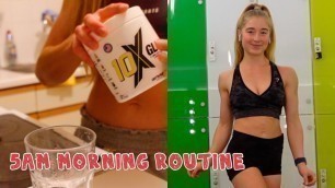 '5am Morning Routine: bikini model prep'