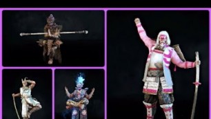 'For Honor fashion showcase Kensei&shaolin'