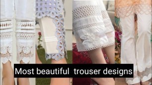 'New and trendy trouser designs/latest  trouser designs for girls/Fashion level'
