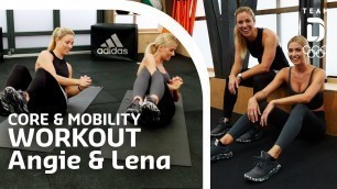 'Core & Mobility mit Angelique Kerber und Lena Gercke | Trainingshelden'