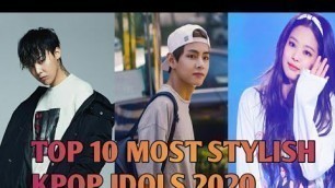 'Top 10 Kpop Idols with best fashion sense