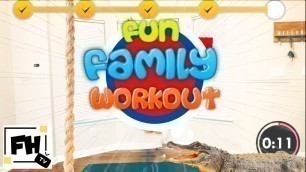 'Get Up And Move | Fun Family Workout | Kids Workout  | PE Distance Learning'