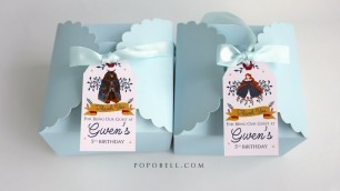 'DIY: Beauty and The Beast Favor Tags'