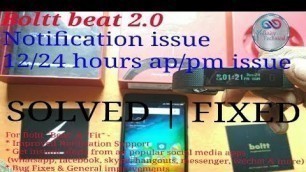 'Boltt beat Hr 2 0 notification and am/pm 12/24 hours issue fixed'