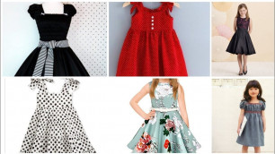 'Very attractive and new fashion designer little girls frock design ideas most popular design'
