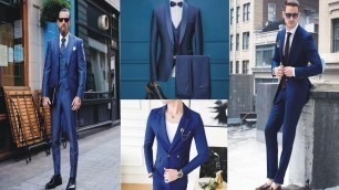 'Top Fashion trends Bule Coat pants suit design Man | New Trend Coat Pants 2020'