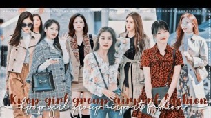 'kpop girl group best airport fashion ✨'