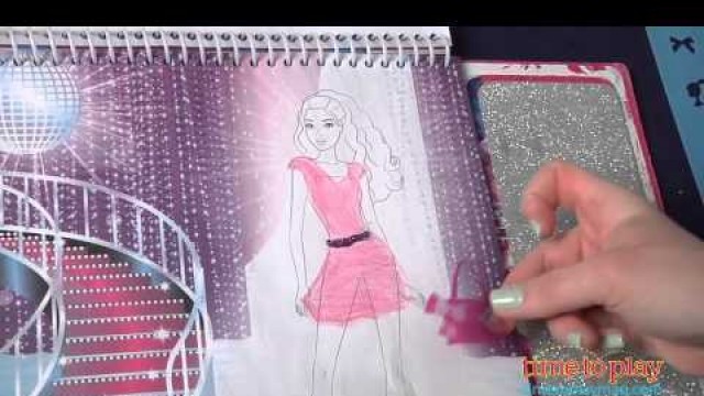 'Barbie Glamtastic Fashion Sketch Portfolio from Fashion Angels'