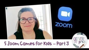 '5 Zoom Games Part - 3 | Group Games for Kids Online | Virtual Classroom Games'
