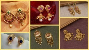 'zabardast New Design Gold Earrings,Gold Tops Designs, Gold fashion trends'