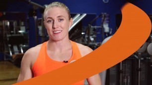 'Plus Fitness 24/7 Gyms Machine high Leg Press with Sally Pearson'