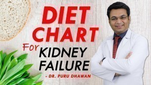 'Kidney Failure Diet Chart'