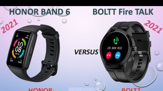 'Boltt Fire TALK Vs Honor band 6 | deepdown comparison | is Bolt TALK worth for 4.5k☺️ #Techpoke!'