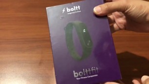 'Boltt Fit Fitness Tracker Unboxing And first look'