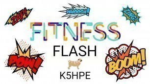 'Fitness Flash #1, Kids Workout, Exercise, Physical Education, DPA, Classroom Brain Break, Active!!'