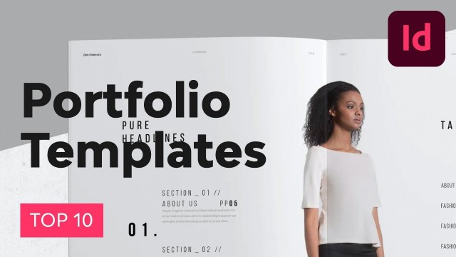 'Top Creative InDesign Portfolio Templates'