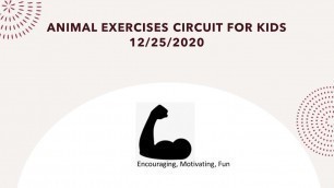 'Animal Exercises Circuit for Kids'