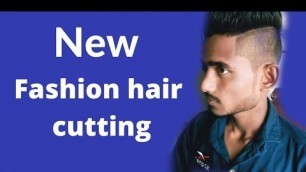 'New fashion hair cutting for man treemar and scissors ✂️'