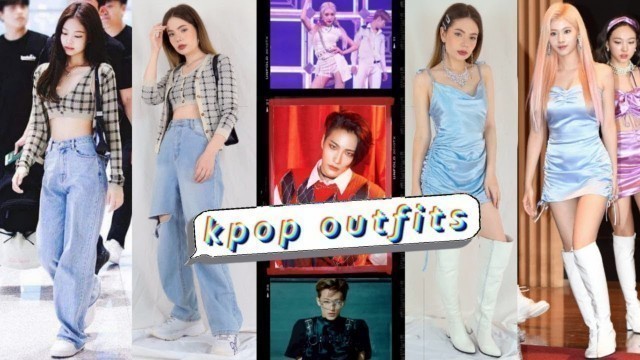 'Dressing like 11 Kpop Idols! Outfits Inspired by BTS, Blackpink & More!'