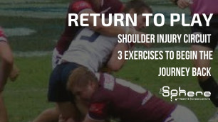 'Rugby Fitness Drills - Shoulder Injury return to play'