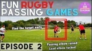 'Rugby Passing Drills & Games for ALL Ages | Episode 2 | GDD Rugby Coaching & Analysis'
