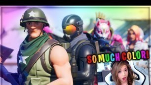 '*COLORFUL* Fortnite Fashion Show! Skin Competition! | BEST DRIP, COMBO & EMOTES WINS!'