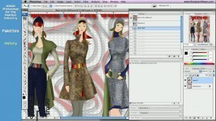 'Photoshop Tutorial for Fashion Design (22/24) History Palette, Actions Palette, Colorize'
